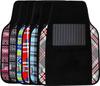 FH Group Group Tartan11 Plaid Trim Floor 64 X 46 30 X 46 Universal for and Vans Imported from F14411PLAIDBLUE (FH International) Mats, Blue, Front