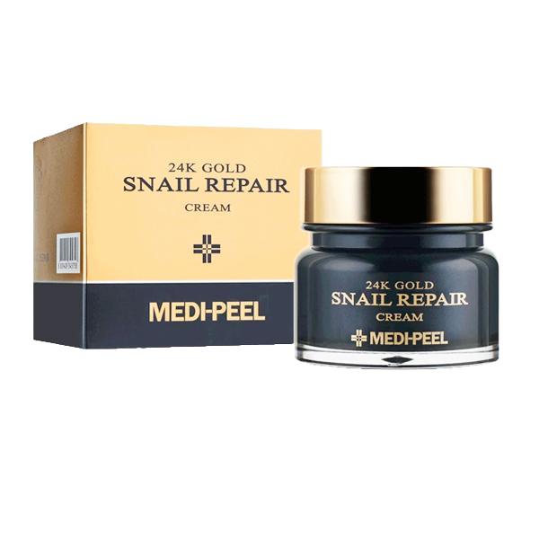 [MEDI] (bo5) Krem naprawczy ze śluzem ślimaka 24K złoto 50g / (boL)