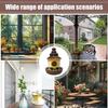 Weatherproof Outdoor Bird House Resin Crafts Feeder Hut Pet Cottage Wild Bird Nesting Box  Garden