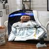 Mbappé Customize Text Blanket Gift Personalized Blanket Comfortable Versatile for Chair Seaside Living Room Bed Four Seasons Multipurpose