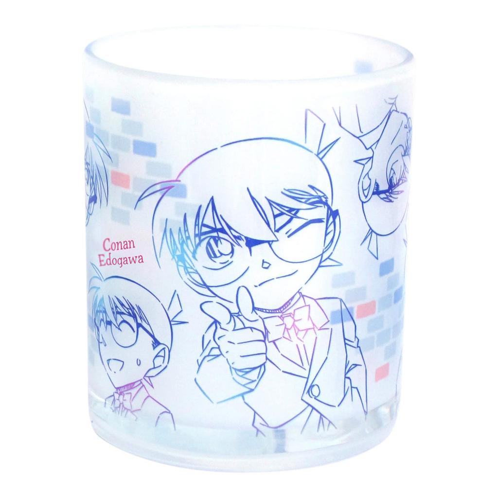 Conan Line Art Stylish Made in 034190 "Detective Conan" Mug, Glass, Approx. 320ml, Design, Tableware, Gift, Japan,