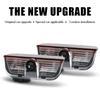 2025 Heiß 2 Stück Auto Tür Projektor Dekor Lampe LED Willkommenslichter für Skoda Superb 2009 2013 2014 Abzeichen Emblem Auto Dekoration Zubehör