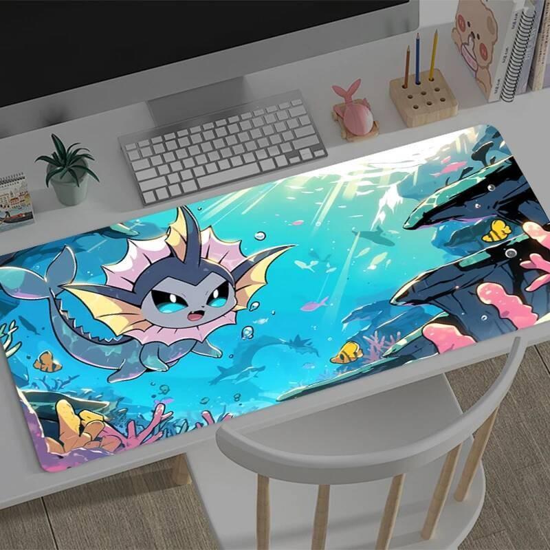 Mousepad New PPokemons EEevees Large Mouse Mat MousePads Game Office Laptop Carpet Soft Antislip Desktop PC carpet Mouse Pad
