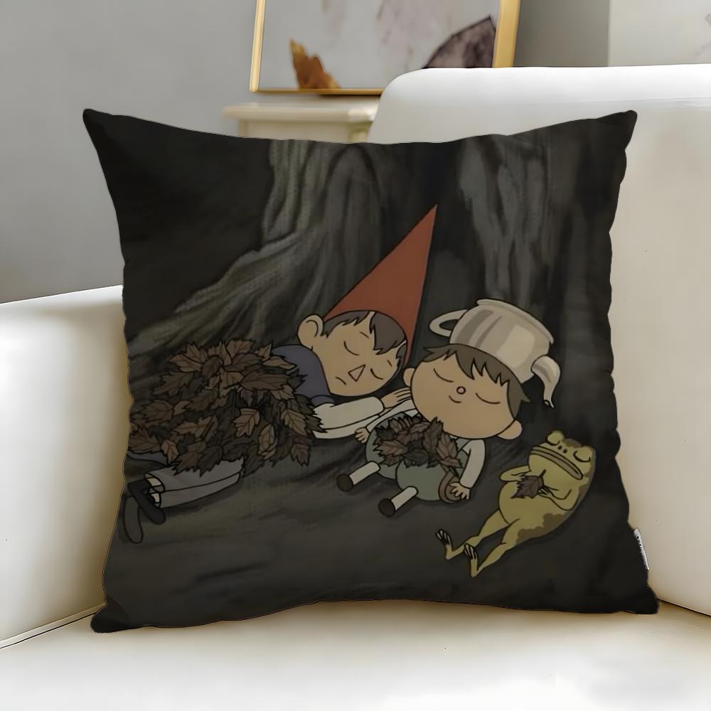 Animated Series Over The Garden Wall Cushion Cover Soft  EasyWash Pillow Case  Versatile for Couch Bed Travel and Office