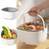 With Handle Ultrasonic Fruit Washing Machine Electric Food Purifier  Vegetables Cleaning