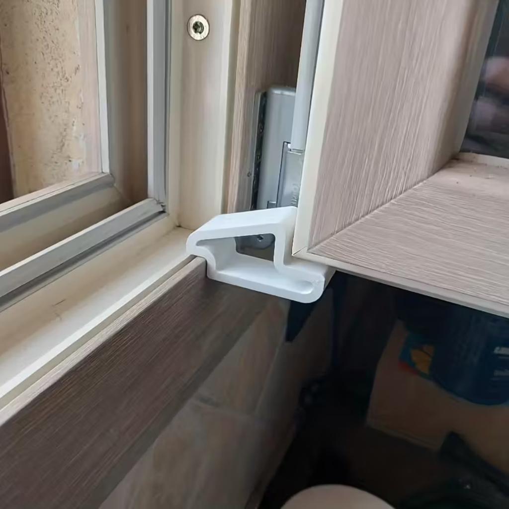 Thickened Window Stopper Anti Slip Design Durable Plastic for Door and Window Security Window Draft Stopper Home Improvement