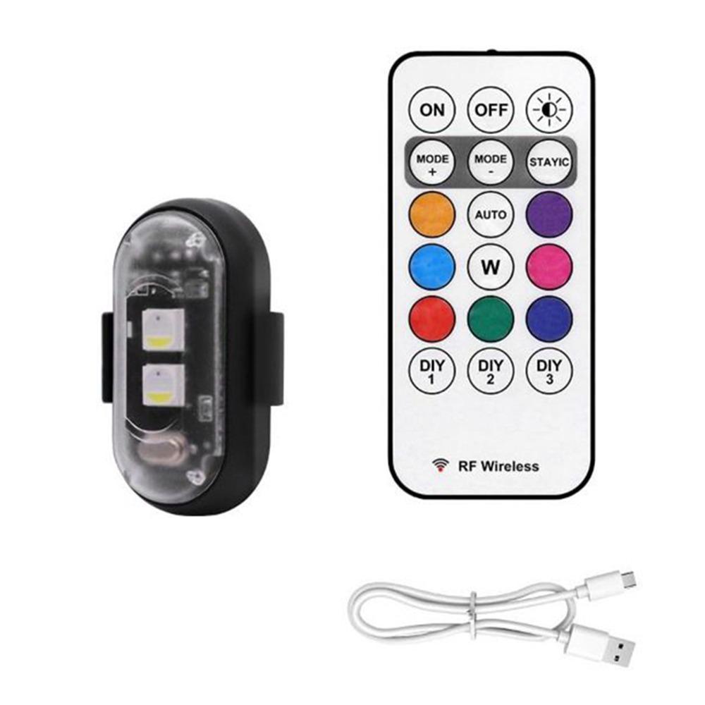 

Беспроводные светодиодные стробоскопы с защитой от столкновений 8 цветов Лампа-муляж сигнализации Знак строительной площадки 1Pcs