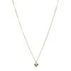 S925 Sterling Silver Emerald Love Heart Choker Necklace Pendant for Women 14K Gold Plated Necklaces Wedding Party Jewelry Gift