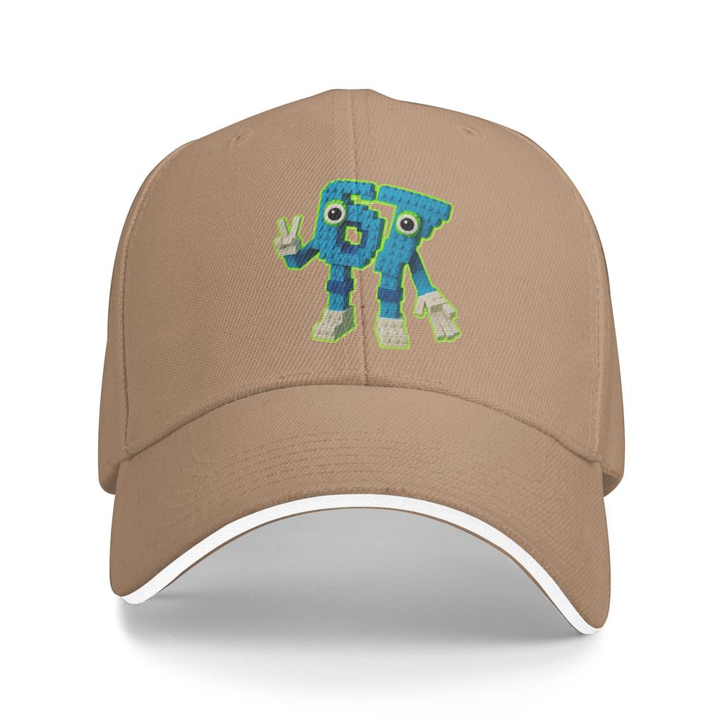 67 Meme Character Brainrot Casual Baseball Cap Summer Trucker Hat High Quality Outdoor Sports Hip Hop Hats Unisex Baseball Caps