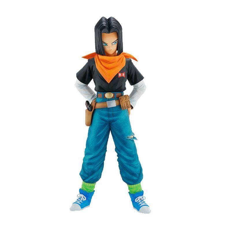 In Stock Android 17 18 Figure Dragon Ball Z Pvc 24Cm Action Figures Collection Model Toys For Children Christmas Gifts