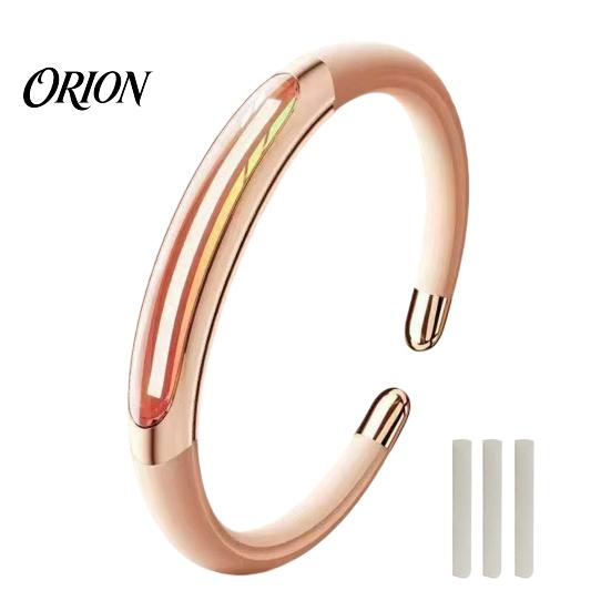 Refillable Essential Oil Bracelet Mosquito Repellent with Plants Oil, DEET-Free Silicone Wristband Wearable for Kids Adults, Bangle Outdoor