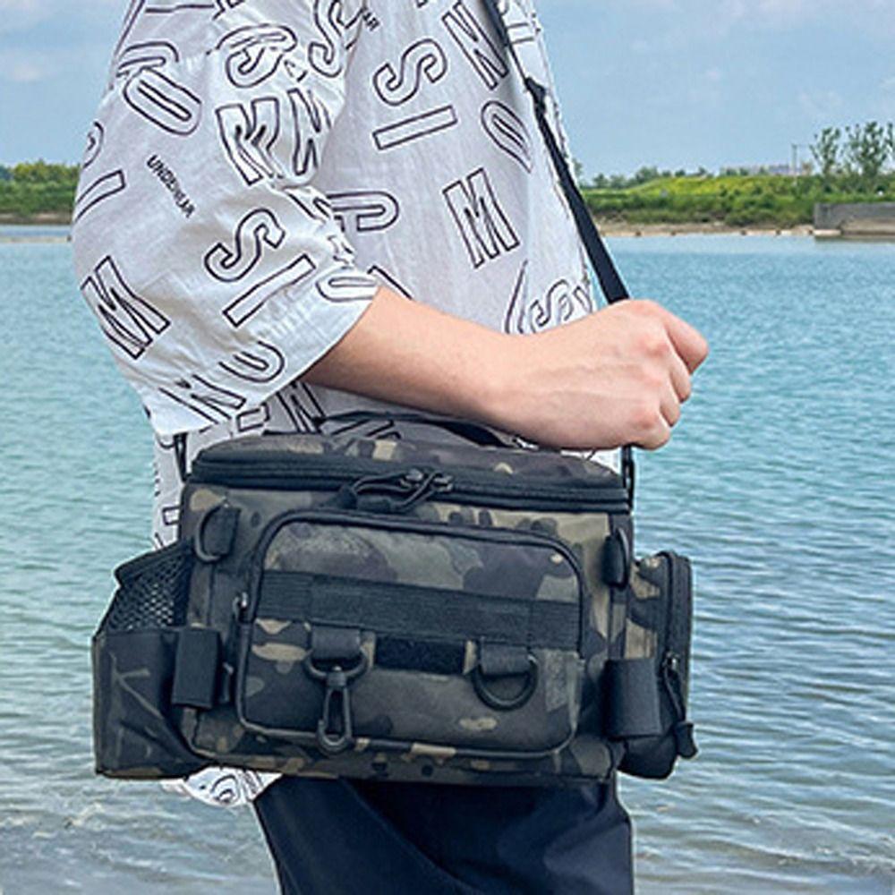 Crossbody Fishing Tackle Bags Waist Fanny Fishing Bags Fishing Lure Backpack  Accessories