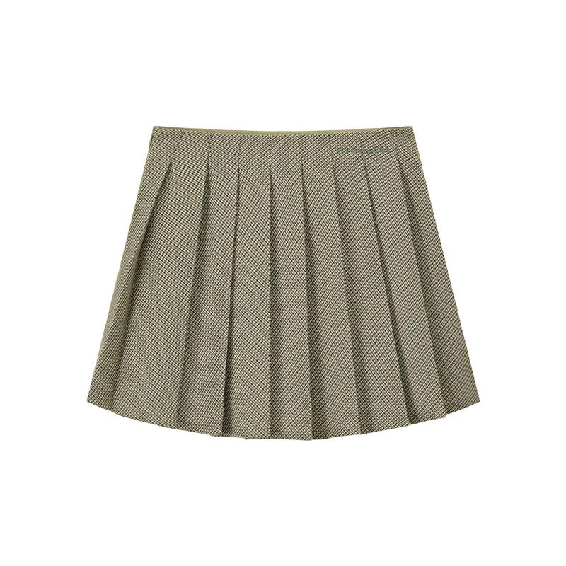 ELLE KIDS Girls  Retro Houndstooth Pleated Skirt 165 (M)