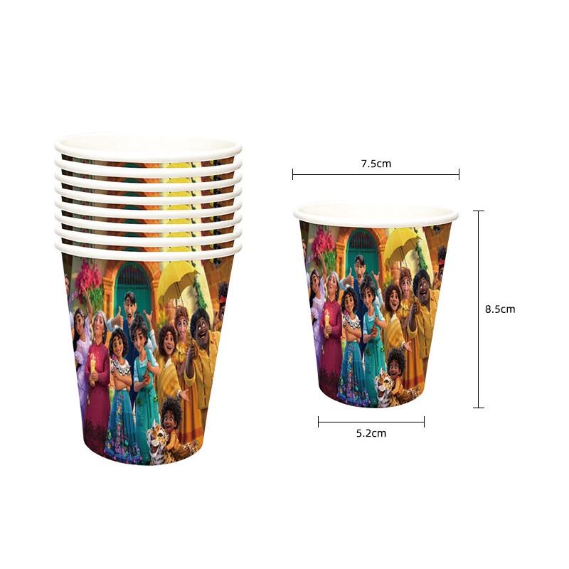 Mirabel Birthday Encanto Party Supplies Set Cake Top Banner Cups Plates Balloons