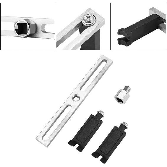 Fuel Pump Removal Tool - Lock Ring Tool, Tank Cover Wrench, Lid Remove Spanner, 3/8" To 1/2" Universal Adjustable Wrench