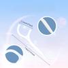 2Boxes Dental Floss Picks, 50Pcs/Box, Clean Floss Picks, Suitable For Oral Care, No Break & No Shred Floss, Portable Disposable