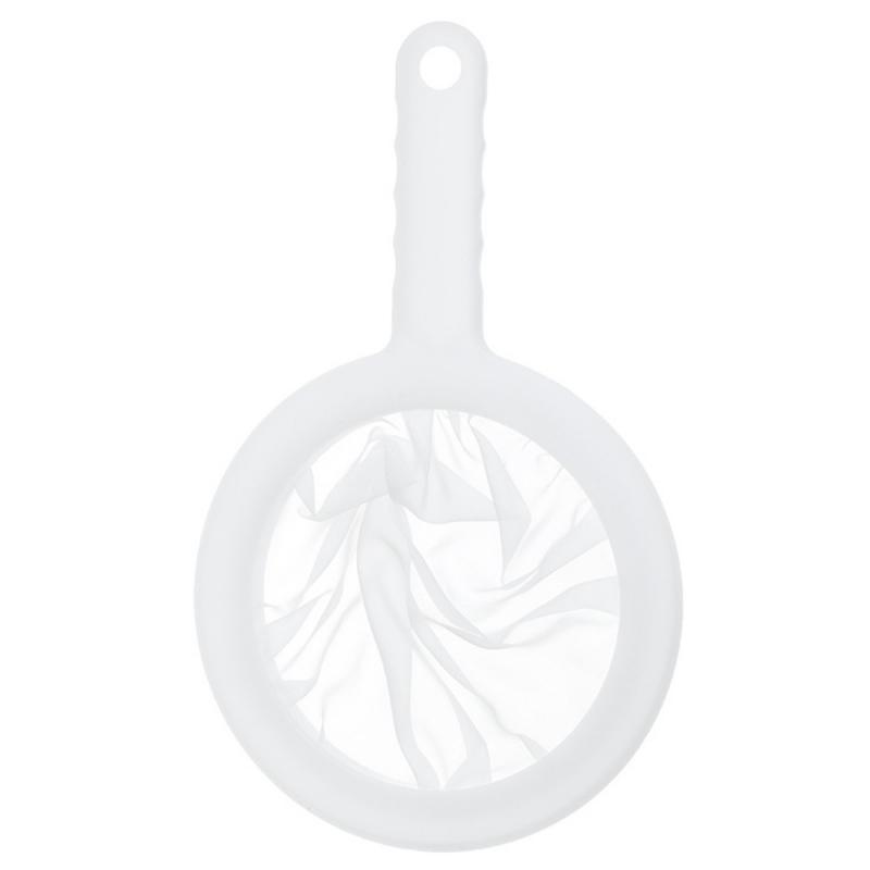 

Дуршлаг Сейчечко с ультратеумом и мелкой сеткой для молока и других кухонных нужд 24х15 см белый