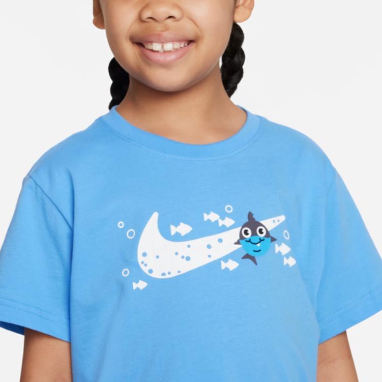 Nike Kids T Shirts Crew Neck Moderate FQ0820-412
