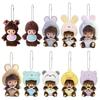 Kawaii Monchhichi Doll Keychain Cartoon Monkey Monchhichi Hanging Pendant for Bag Monkiki Keyring Birthday Gift