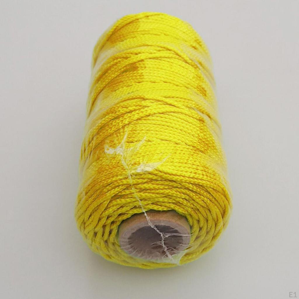 Finger Spool Line, Braided Polyester Cord for Boating And Towing Applications