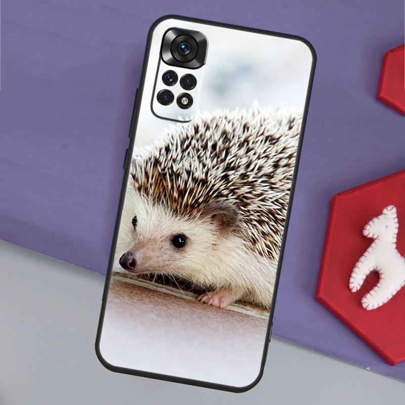 Cute Little Hedgehog Funda For Xiaomi Redmi Note 14 13 12 11 Pro 9 10 9S 10S 11S 12S Redmi 14C 10C 12C 13C Case