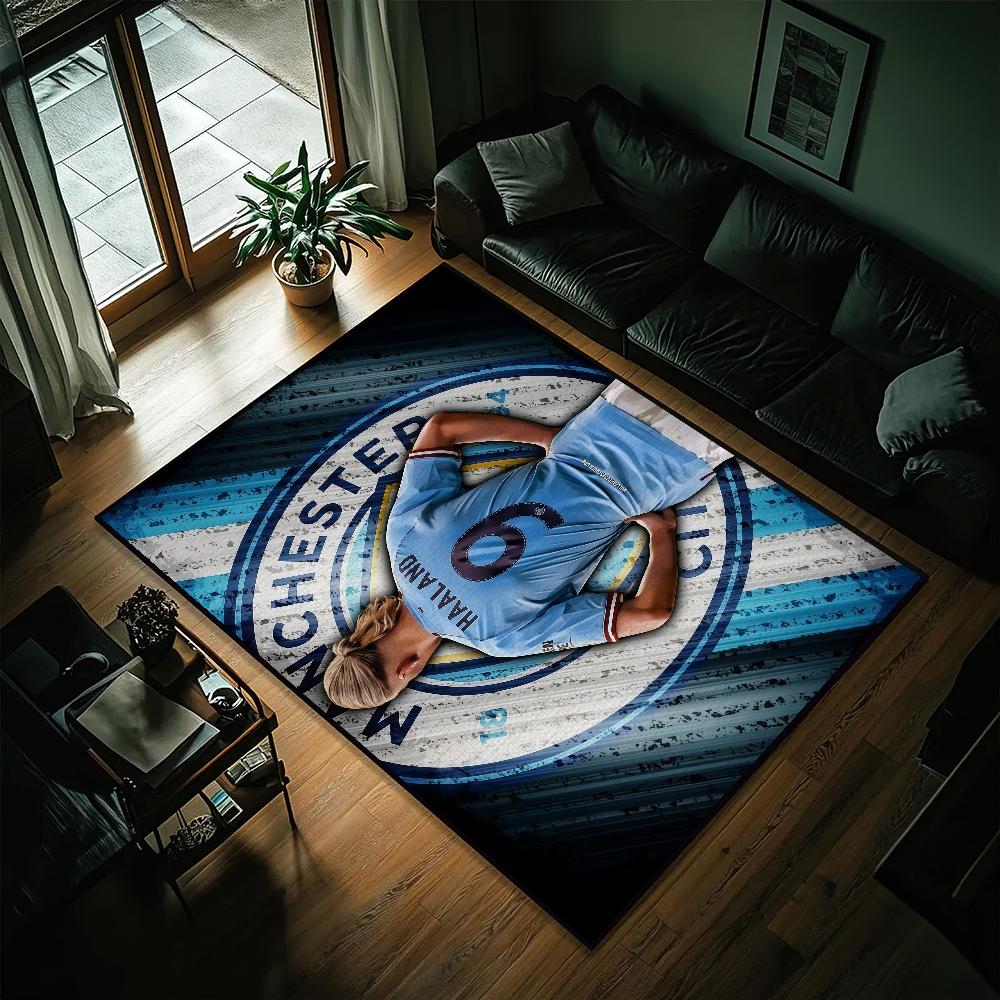 Football Erling Braut Haaland Small Carpet Bedside Kitchen Bath Living Home House Bedroom Floor Mat Doormat Rug Decoration