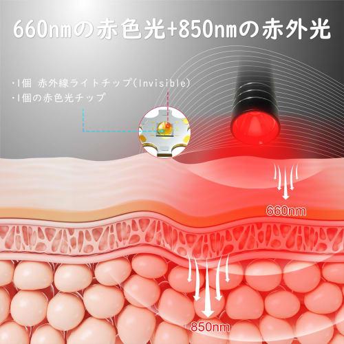 Heathredy Red Light Flashlight, Portable Near-Infrared Flashlight, Rechargeable Infrared Light with Built-in 1000mAh Battery, Small Handheld Red Light