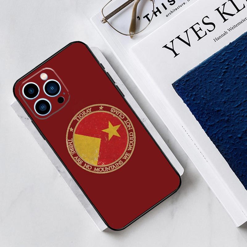 Tigray Flag Case For iPhone 17 Air 15 14 13 12 11 16 Pro Max Mini 15 16 Plus 16e Funda Silicone Cover