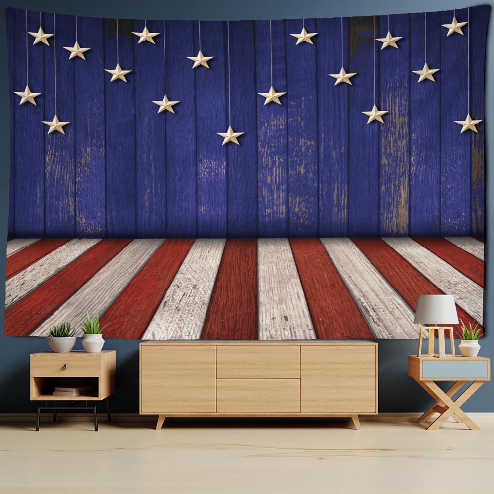 Stern Holz Wandteppich Hängen Boho Stil Psychedelic Geheimnis Kunst Hippie Wand Dekor Hintergrund Tuch