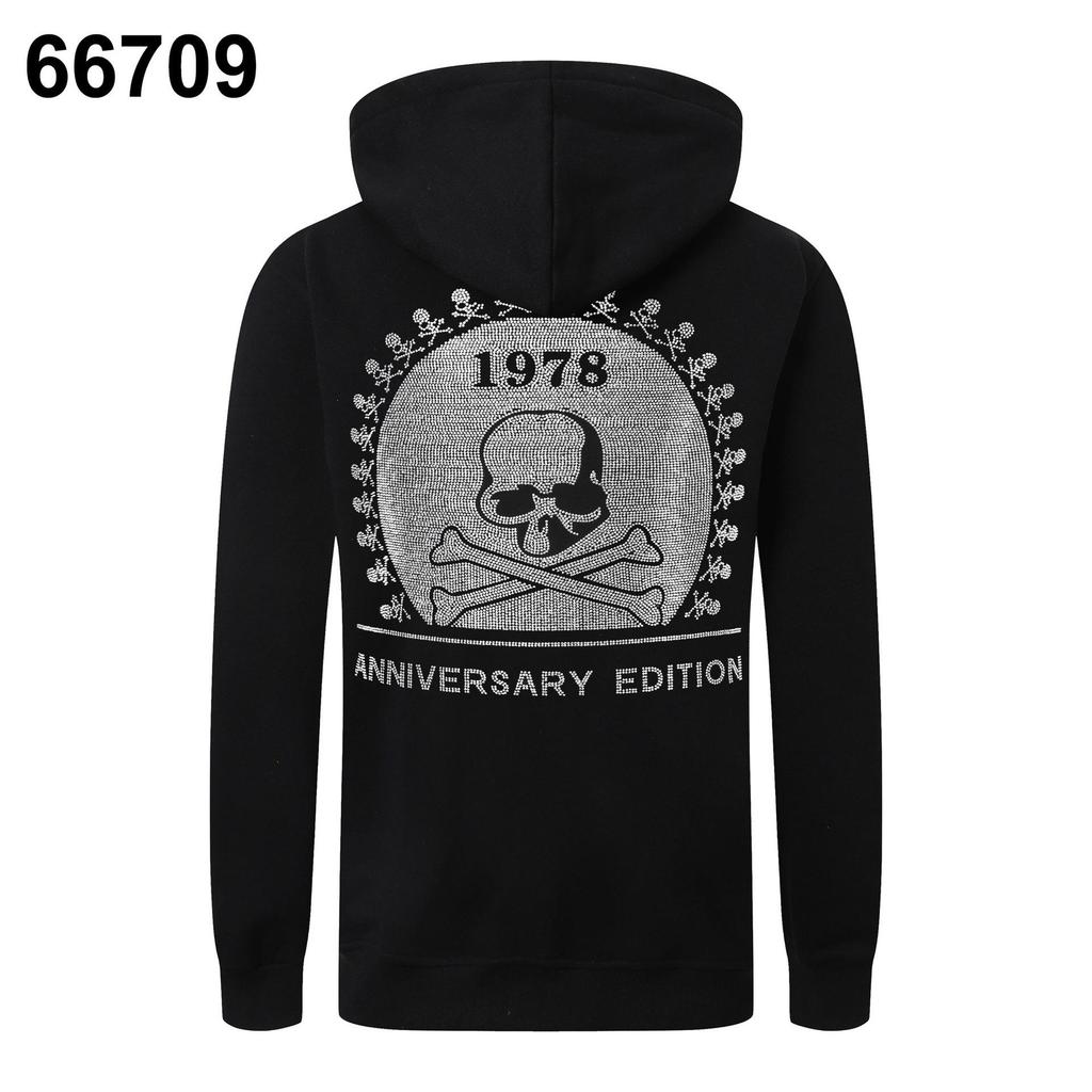 Philipp Plein European & American Street Fashion Skull Zipper Men's Jacket