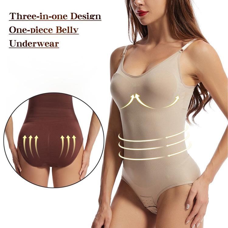 Women's One-piece Body Shaping Garment Hip-lifting and Body Shaping Suspender Underwear Postpartum Elastic Belly Beauty Corset Body Corset