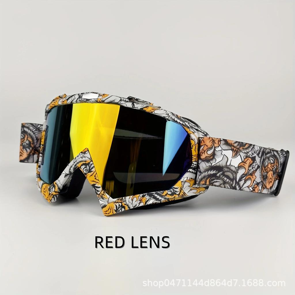 Goggles Riding Glasses Outdoor Motorcycle Off-Road Goggles ATV Men's and Women's Mountain Bike Bike Windshield Lenses