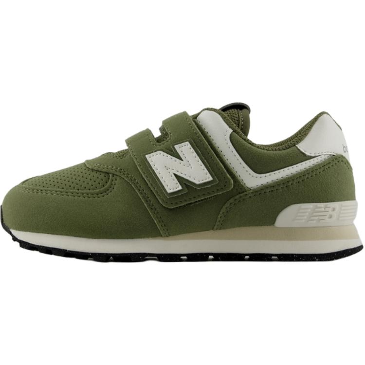 New Balance Nb 574 Minimalist Versatile Durable Low-Top Kids Casual Shoes Kids sneaker Army-Green PV574GCE
