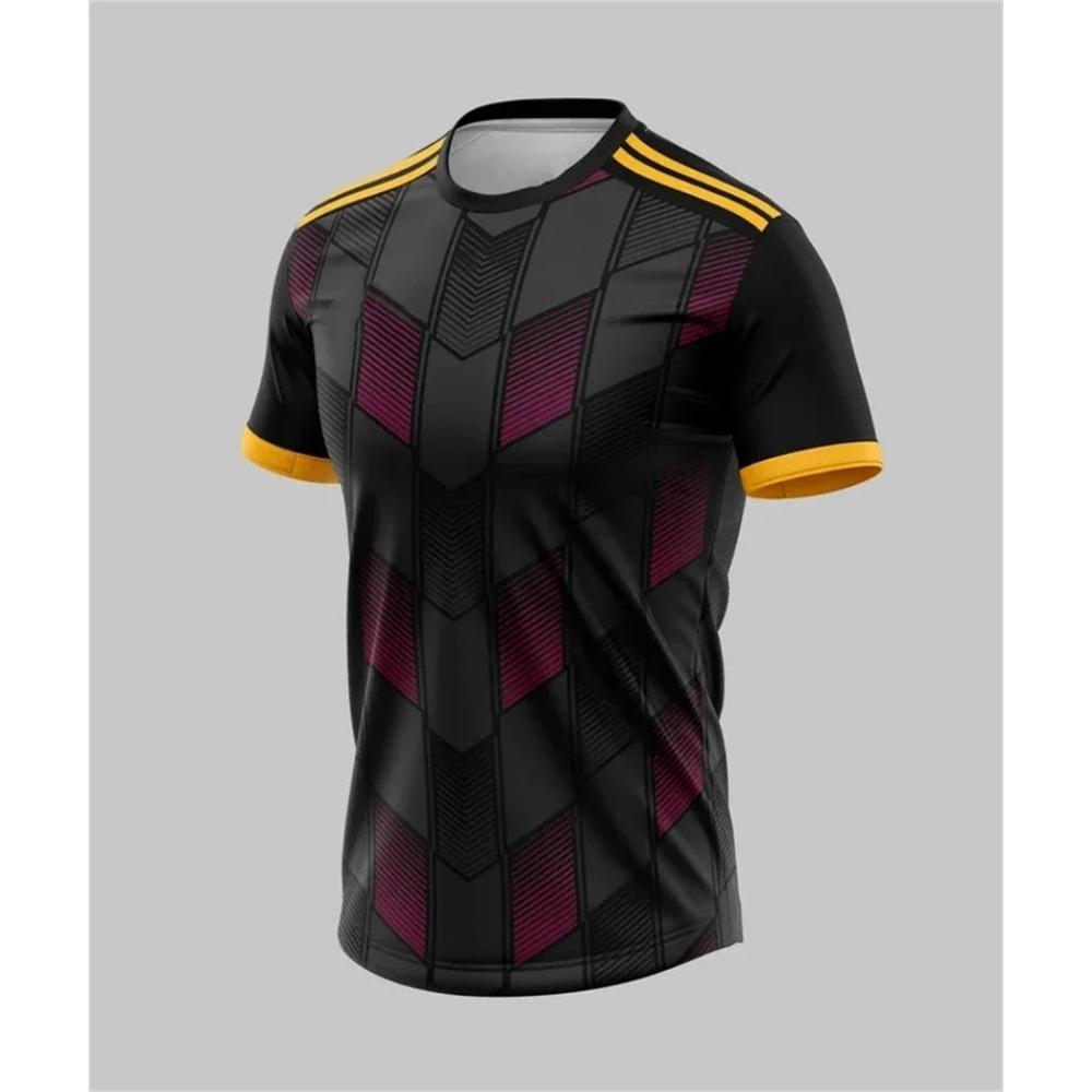 Simple sports T-shirts for men, summer outdoor, short sleeves, 3D printed, casual, oversized, breathable, gym T-shirts