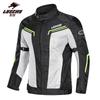 Mens Mesh Motorcycle Riding Jacket Ventilated Protective Biker Gear Black Yellow Orange