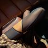 Vertical Line Asymmetry Pantyhose Women Y2K Hollow Out Leggings Perspective Stockings  Summer