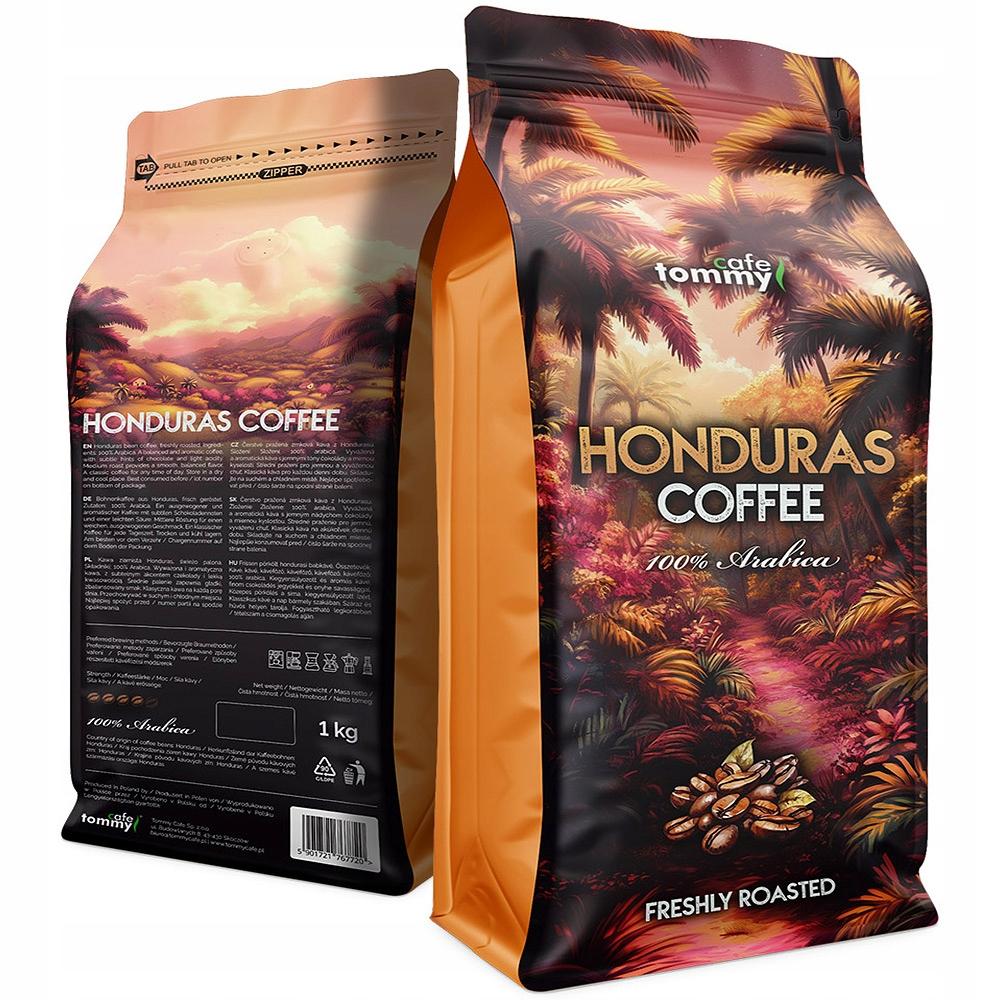 Kawa ziarnista 1kg honduras 100% arabica świeżo palona tommy cafe