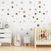 3PCS Coloreful Dots Removable Waterproof Wall Stickers for Kids Room Children's Room Decor Bedroom Living Room Home Decoration