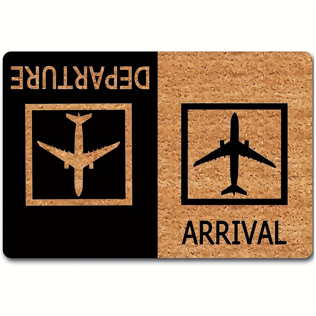 

VIKAMA Creative Carpet Airplane Pattern Doormat Welcome Mat Kitchen Rug Living Room Carpet Rug For Bedroom Home Decoration 40X60CM (1.3X2FT