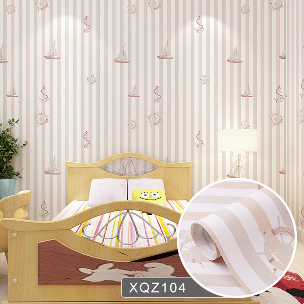 Cartoon Pattern Living Room Bedroom Self Adhesive Wallpapers Waterproof Oil Resistant Home Decoration Adhesive Wallpaper
