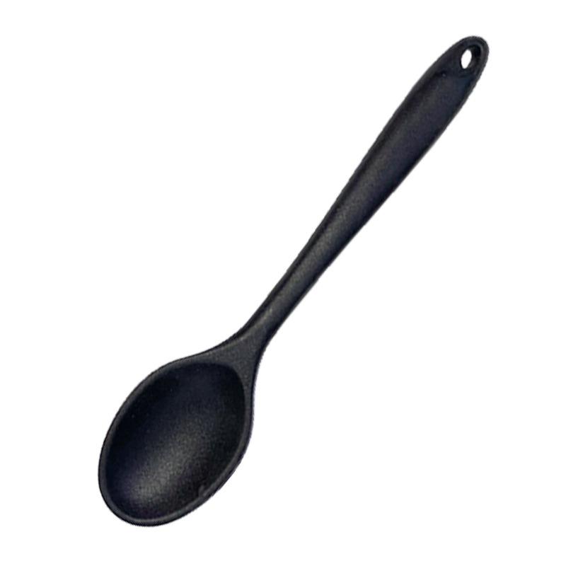 Silicone World Silicone Spoon Mixing Soup Spoons Kitchen Mixing Ladle Cooking Utensils Kitchenware Tool for Stirring and Serving