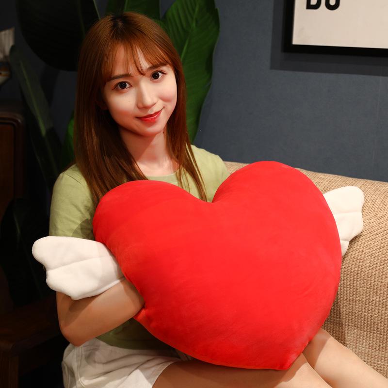 Creative Angel Heart Hand Warmer Plush Hug Doll - Perfect for Love Confession, Christmas, and Playtime