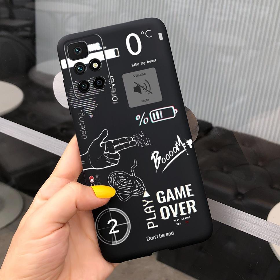 NEW Design For Cover Xiaomi Redmi 10 Case Cartoon Bumper Back Shockproof Soft TPU For Xiomi Redmi 10 Hongmi10 Redmi10 Phone Bag