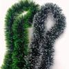 Christmas Tinsel Garlands Decoration Bar Tops Ribbon Garland with Bowknot Xmas Tree Ornaments Party Home Decor Pendant Prop