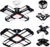 Garage Lights Ceiling Led 2 Pack,Plug In Shop Lights,Garage Lighting,Adjustable Deformable Panels,E26 E27 Base,for Barn,Workshop,Basement