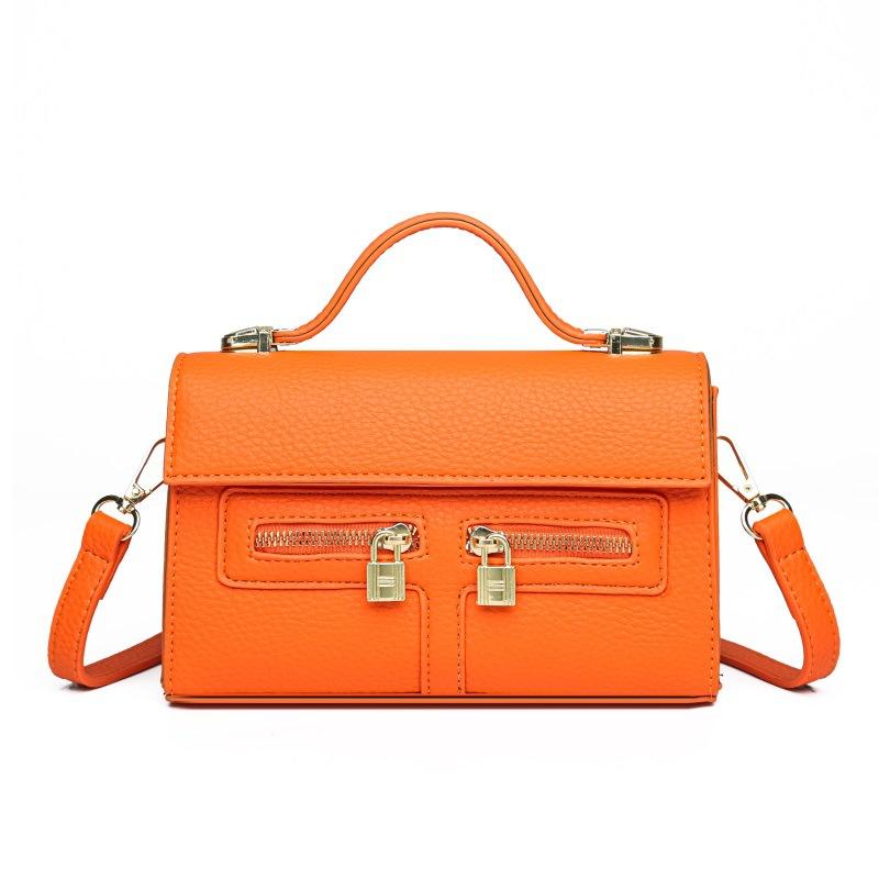 Summer New Retro Fashion Versatile Single Shoulder Women's Messenger Bag Niche High-end Portable Small Square Bag