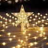 Fließende Wasserfall LED Lichterkette - USB-betrieben, Kupferdraht, Mehrfarbig, Weihnachtsdekoration