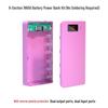6-Cell Solderless Power Bank Kit with Dual Input and LED Display