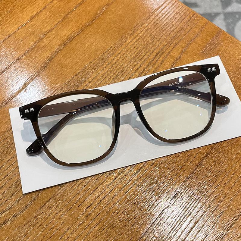 Quadratische Herrenbrillenfassungen Hochwertiges TR90-Material Damenbrillen Koreanische Mode Brille für Damen
