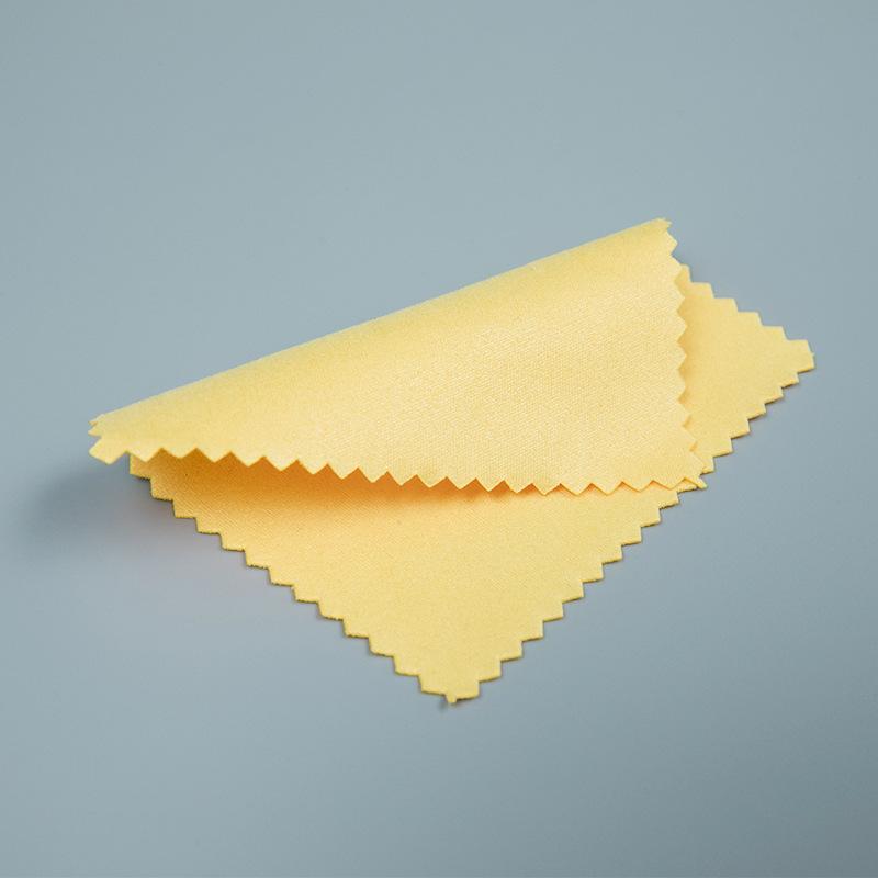 10–50 Stück silberfarbenes Reinigungs- und Poliertuch